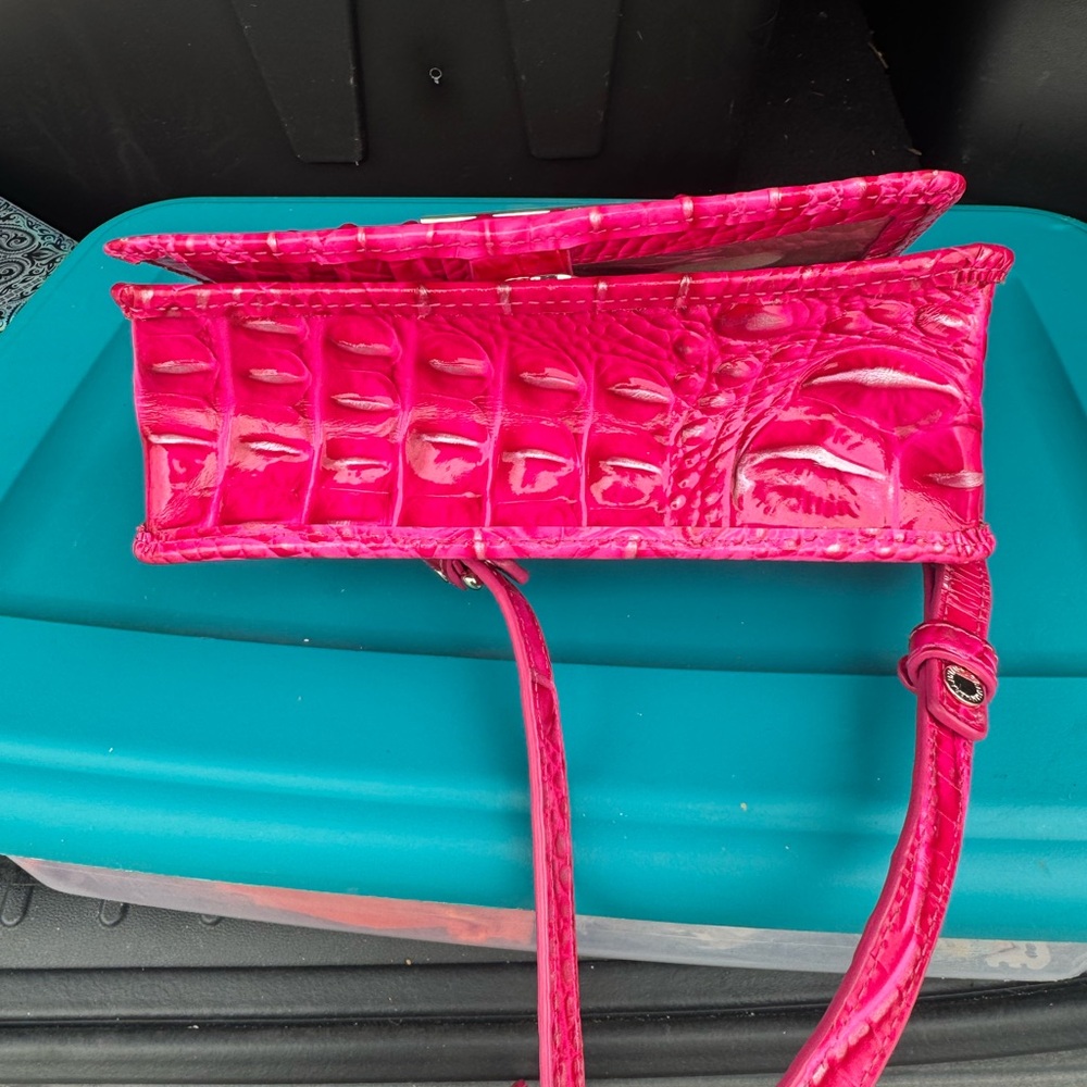 Brahmin Minuette Pink Leather Crossbody Bag - Picture 7 of 14